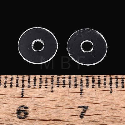 50Pcs Transparent PVC Insulating Gaskets PVC-T006-7mm-01-1