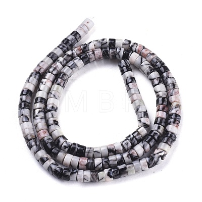 Natural Netstone Beads Strands G-F631-A40-1