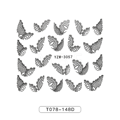 Nail Art Water Transfer Stickers MRMJ-T078-148D-1
