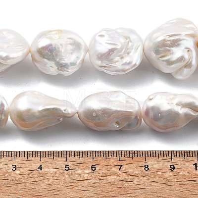 Natural Nucleated Pearl Beads Strands PEAR-B004-15J-04A-1