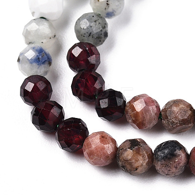 Natural Mixed Gemstone Beads Strands G-D080-A01-01-26-1