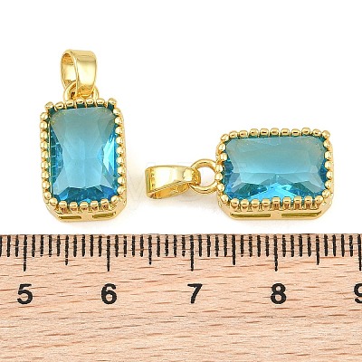 Brass & Glass Pendants GL-CBA96FD-02G-08-1