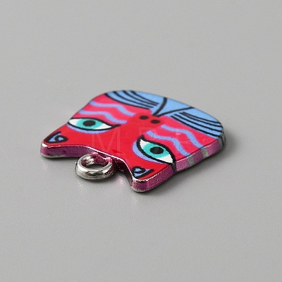 Alloy Enamel Pendants ENAM-CJC0006-52A-1