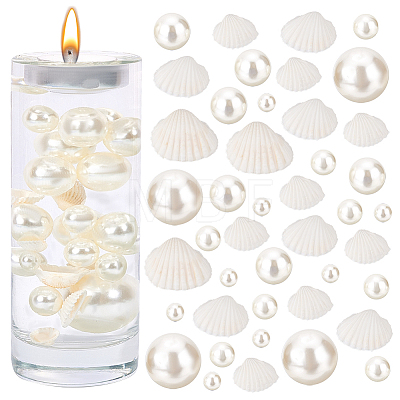 Ocean Theme Vase Fillers for Centerpiece Floating Candles AJEW-BC0003-66-1