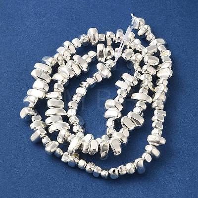 Electroplated Synthetic Non-magnetic Hematite Beads Strands G-I364-B01-S-1