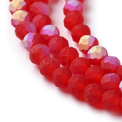 Transparent Glass Beads Strands EGLA-A044-T8mm-MB01-1