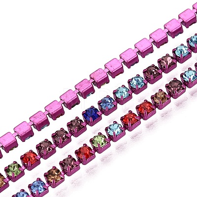 Iron Rhinestone Cup Chains CH-Q006-02A-05-1