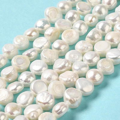 Natural Cultured Freshwater Pearl Beads Strands PEAR-E017-07-1