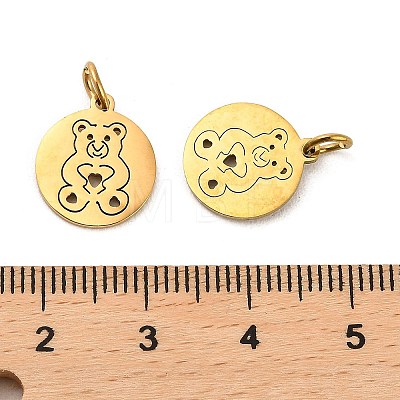 304 Stainless Steel Charms STAS-D050-07G-08-1