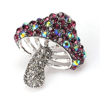 Alloy Rhinestone Brooch PW-WG67226-01-1