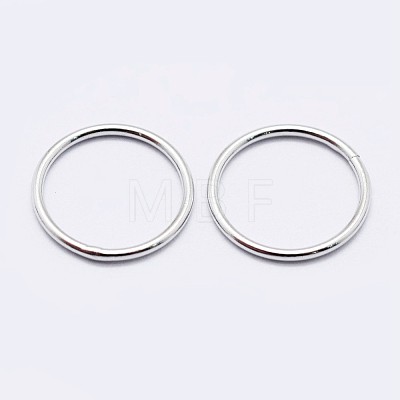 925 Sterling Silver Round Rings X-STER-F036-03P-1x9-1
