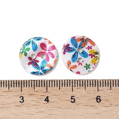 2-Hole Freshwater Shell Buttons SHEL-A004-01E-1