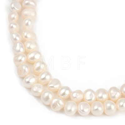 Natural Cultured Freshwater Pearl Beads Strands PEAR-P064-19G-03A-1