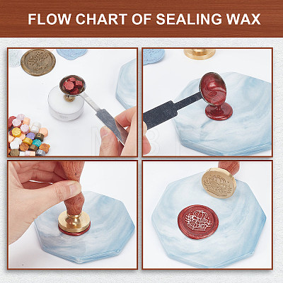 Wax Seal Stamp Set AJEW-WH0208-800-1