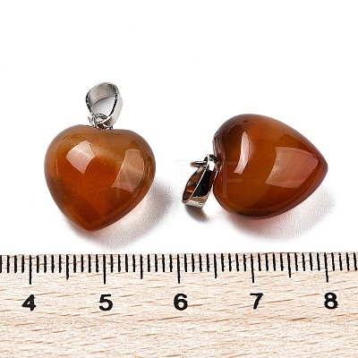 Natural Carnelian Pendants G-J386-H19-P-1