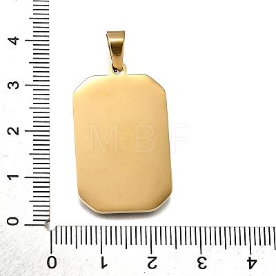 Tarot 304 Stainless Steel Enamel Pendants STAS-M119-09N-G-1