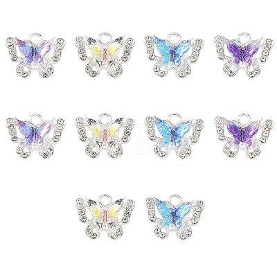 10Pcs Alloy Pendants FIND-YW0009-29-1