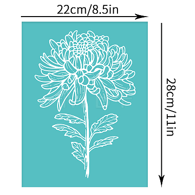Self-Adhesive Silk Screen Printing Stencil DIY-WH0173-021-G-1