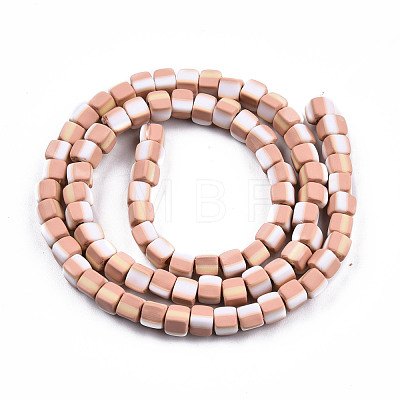 Handmade Polymer Clay Beads Strands CLAY-N010-074-09-1