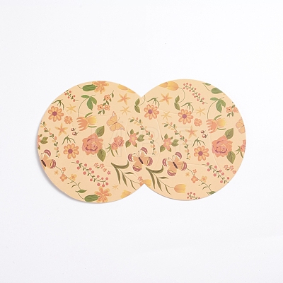Flower Pattern Paper Pillow Candy Boxes CON-G008-C08-1