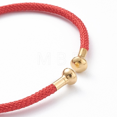 Braided Carbon Steel Wire Bracelet Making MAK-A017-B11-1