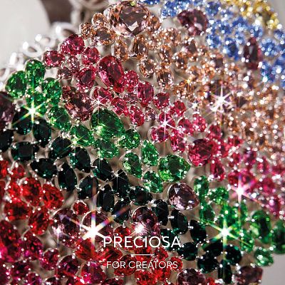 Preciosa® MAXIMA Crystal Sew-On Cups LS-Y-PRC-SD14-40010-S-1