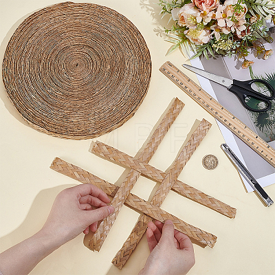 Handmade Woven Crafts Frond Ribbon DIY-NB0015-67B-1