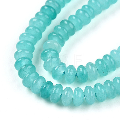 Dyed Natural White Jade Beads Strands G-T139-57A-06-1