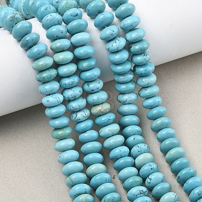 Dyed Natural Magnesite Beads Strands G-B173-A01-01-1