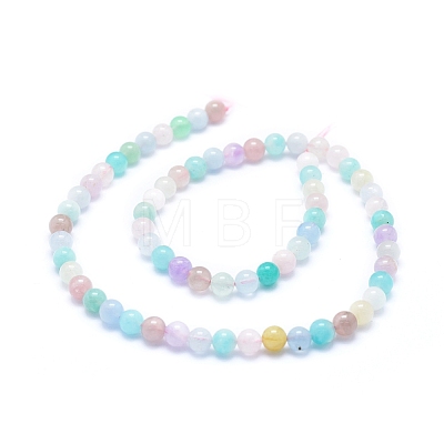 Natural Mixed Gemstone Beads Strands G-D0010-04-6mm-1