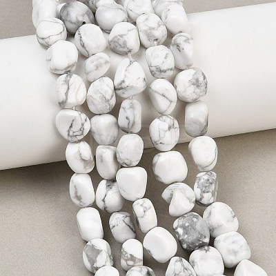 Natural Howlite Beads Strands GG-CBA787B-A03-1