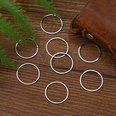 Non-Tarnish 304 Stainless Steel Linking Ring LS-X-STAS-S079-12C-A-1