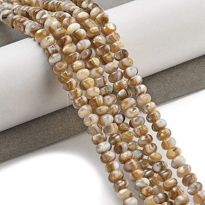 Natural Freshwater Shell Beads Strands BSHE-G038-05-1