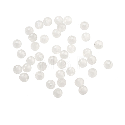 Opaque Luminous Acrylic Beads OACR-G038-06G-1