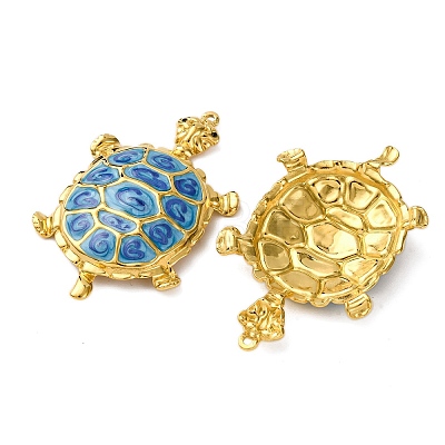 304 Stainless Steel Enamel Big Pendants X-STAS-L299-24G-02-1