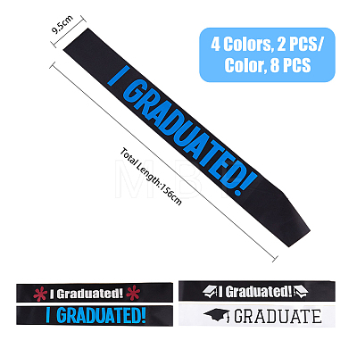 8pcs 4 Colors Polyester Shoulder Straps DIY-FH0005-28-1