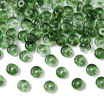111Pcs Electroplate Transparent Colours Rainbow Glass Seed Beads SEED-YW0002-93G-1