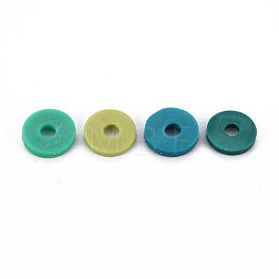 4 Colors Handmade Polymer Clay Beads CLAY-N011-032-16-1