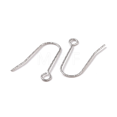 316 Stainless Steel Earring Hooks STAS-C059-10P-1