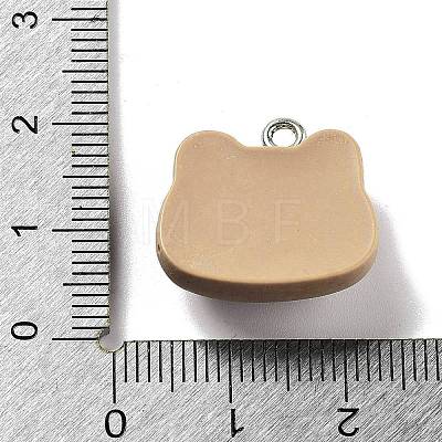 Opaque Resin Pendants RESI-B021-03C-1