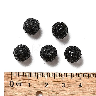 Pave Disco Ball Beads RB-A130-10mm-13-1