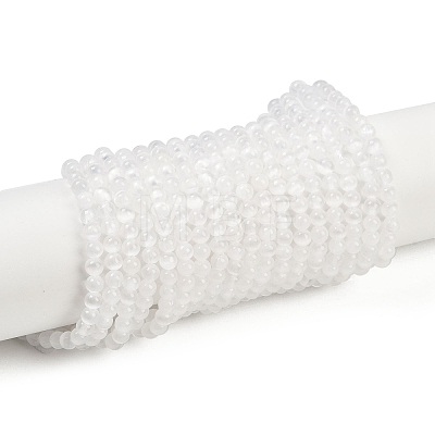 Natural Selenite Beads Strands G-L552H-16C-1