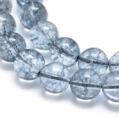 Natural Quartz Crystal Beads Strands G-E481-01-10mm-1
