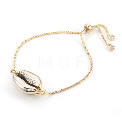 Adjustable Brass Bolo Bracelets BJEW-JB03956-02-1