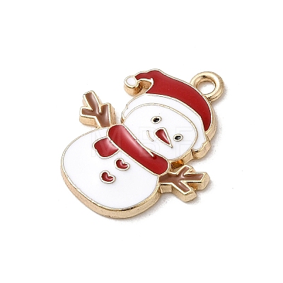 Christmas Alloy Enamel Pendants FIND-H055-17J-G01-1