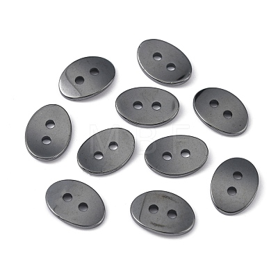 Non-Magnetic Hematite Buttons G-S075-2-1