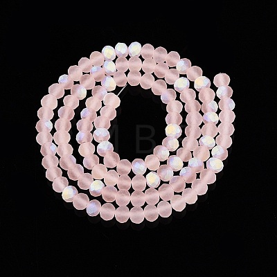 Transparent Glass Beads Strands EGLA-A044-T4mm-MB22-1