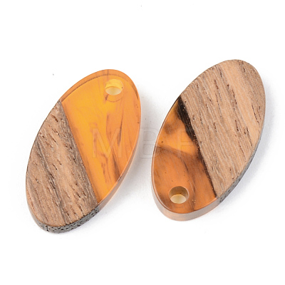 Resin & Walnut Wood Pendants RESI-S389-041A-A01-1