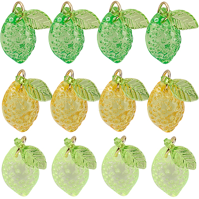 2 Bags Transparent Acrylic Pendants FIND-BM0001-85-1