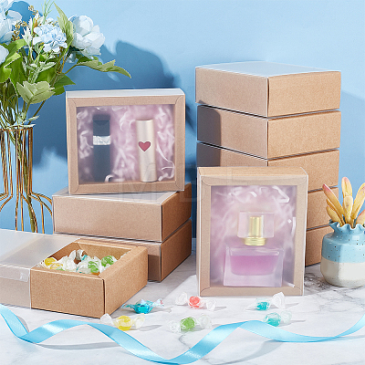 Kraft Paper Storage Gift Drawer Boxes CON-WH0089-37B-01-1